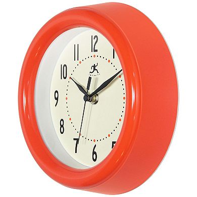 Infinity Instruments Spartan 8-in. Round Wall Clock