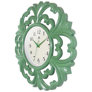 Infinity Instruments Wisteria 15.5-in. Wall Clock