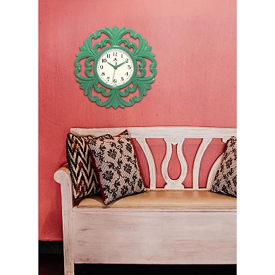 Infinity Instruments Wisteria 15.5-in. Wall Clock
