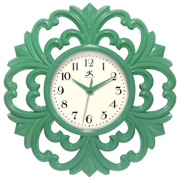 Infinity Instruments Wisteria 15.5-in. Wall Clock