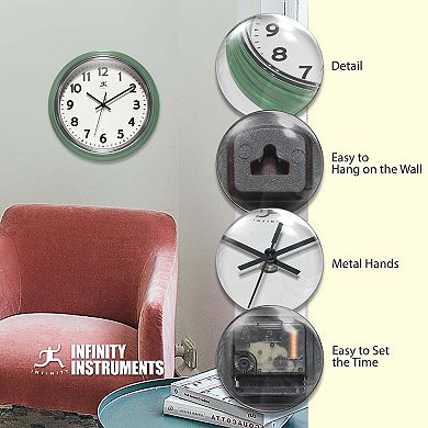 Infinity Instruments Gas Station Classic Wall Clock
