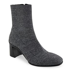 Aerosoles Women's Patch Up Ankle Boot - Lace-Up Booties With Stacked Heel, Heel Rest Technology
