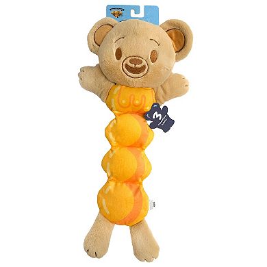 Mondelēz International Teddy Grahams Plush Multi-Squeaker Dog Toy