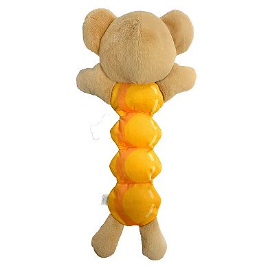 Mondelēz International Teddy Grahams Plush Multi-Squeaker Dog Toy