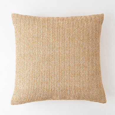 Sonoma Goods For Life® Embroidered Leaf Outdoor Pillow