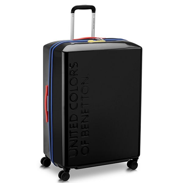 DELSEY PARIS x Benetton United Hardside Spinner Luggage - Black (27 INCH)