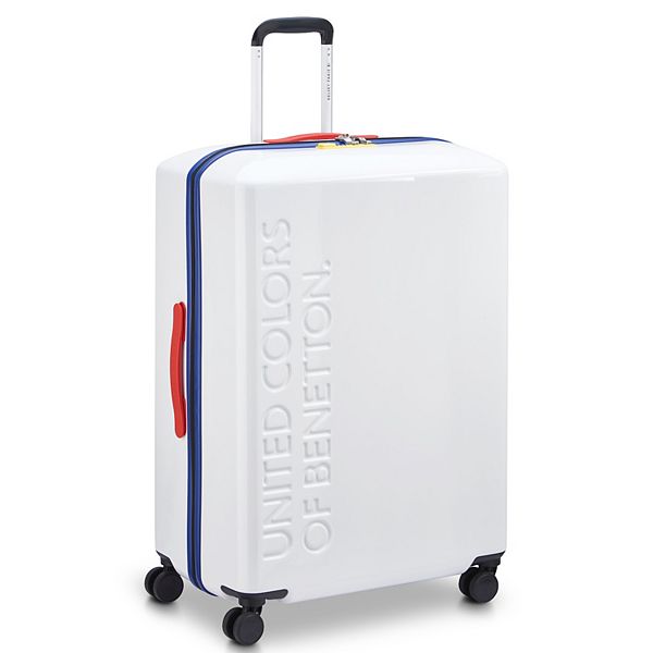 DELSEY PARIS x Benetton United Hardside Spinner Luggage - White (27 INCH)