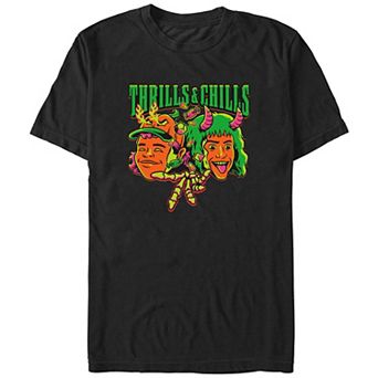 Big & Tall Stranger Things Thrills And Chills Graphic Tee