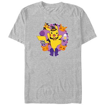 Big & Tall Pokemon Pikachu Halloween Graphic Tee