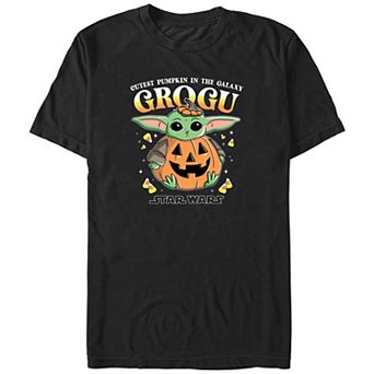 Big & Tall Star Wars The Mandalorian Grogu Cutest Pumpkin In The Galaxy Graphic Tee