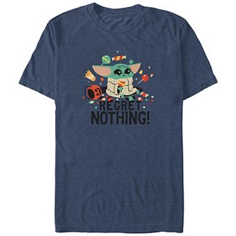 Big & Tall Star Wars The Mandalorian Grogu Regret Nothing Graphic Tee