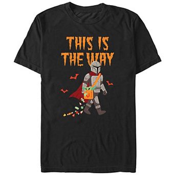 Big & Tall Star Wars The Mandalorian This Is The Way Halloween Graphic Tee
