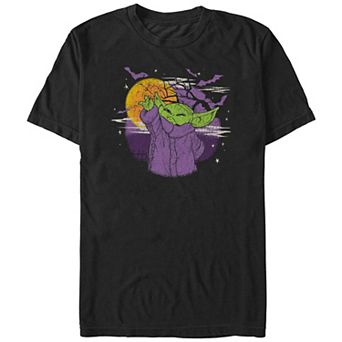Big & Tall Star Wars The Mandalorian Grogu Halloween Night Graphic Tee