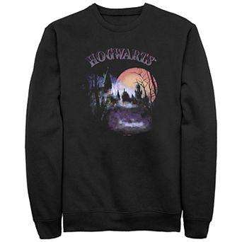 Big & Tall Harry Potter Spooky Hogwarts Fleece Sweatshirt