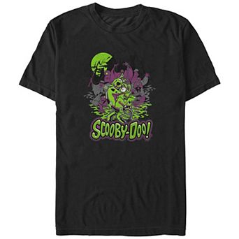 Big & Tall Scooby-Doo And Shaggy Surrounded By Ghouls Graphic Tee