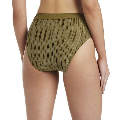 Women's Modern Supply by Sanctuary High Leg V-Waist Swim Suit Bottoms