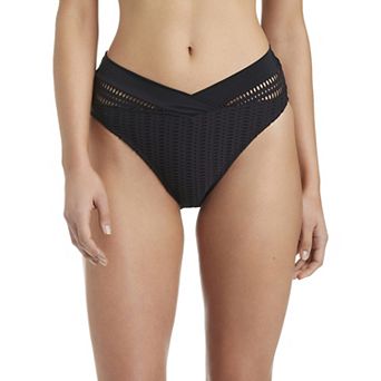 Women's Modern Supply by Sanctuary High Leg V-Waist Swim Suit Bottoms