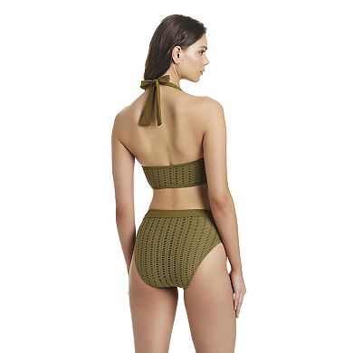 Women's Modern Supply by Sanctuary Longline Halter Bra Swim Suit Top