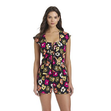Women's Modern Supply by Sanctuary Knot-Front Swim Cover Up Top