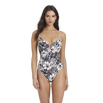 Women's Modern Supply by Sanctuary V-Wire One-Piece Swim Suit