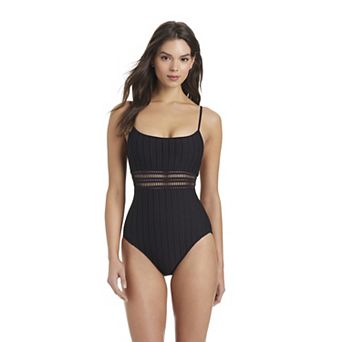 Women's Modern Supply by Sanctuary Lace-Back Tank One-Piece Swim Suit