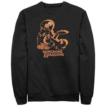 Big & Tall Dungeons & Dragons Halloween Logo Fleece Sweatshirt