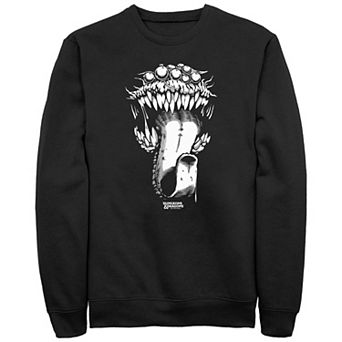 Big & Tall Dungeons & Dragons Monster Tongue Fleece Sweatshirt