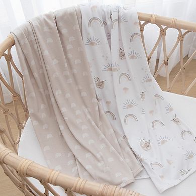 Living Textiles 2-Pack Jersey Swaddles