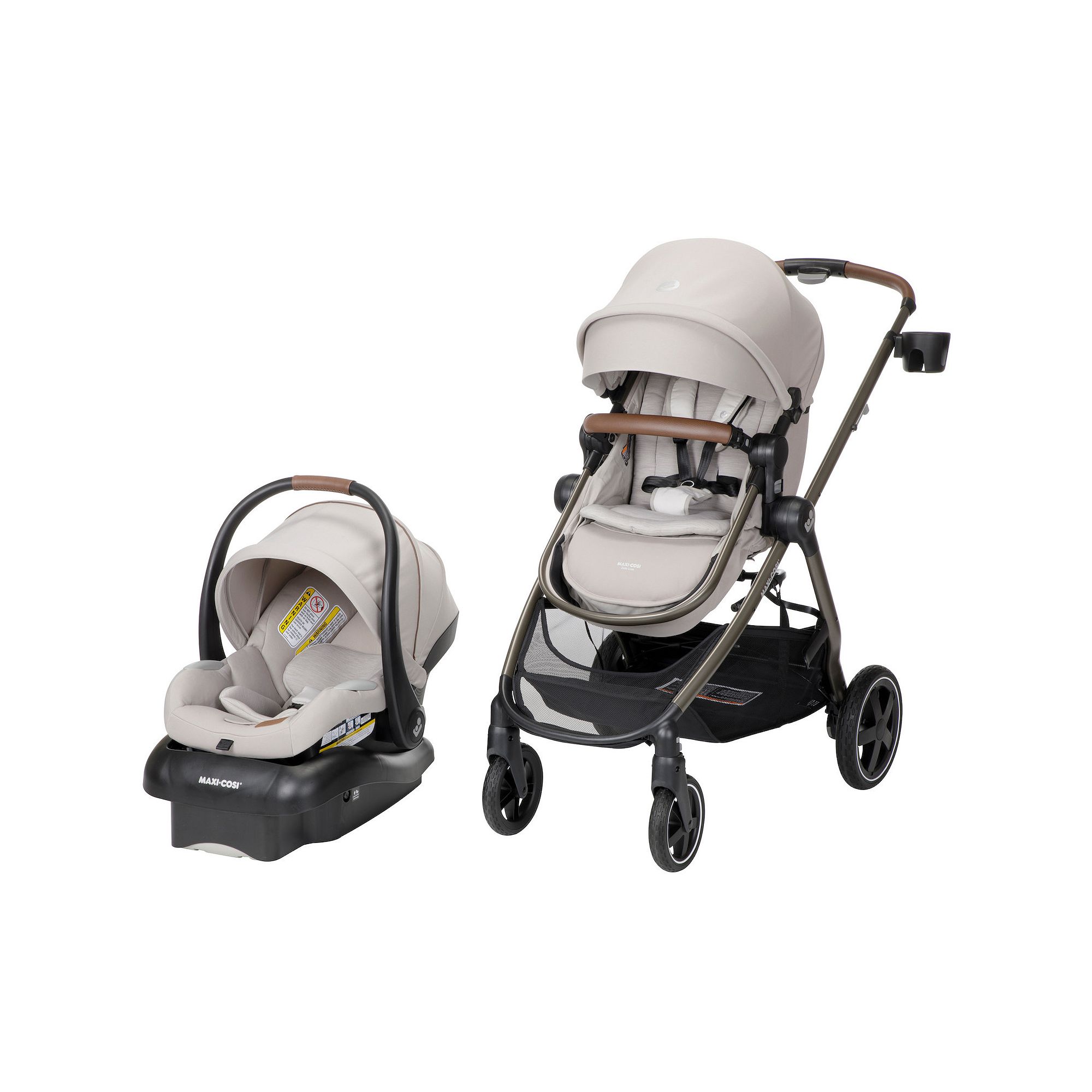 Maxi-Cosi Zelia™² Luxe 5-in-1 Modular Travel System, Beige