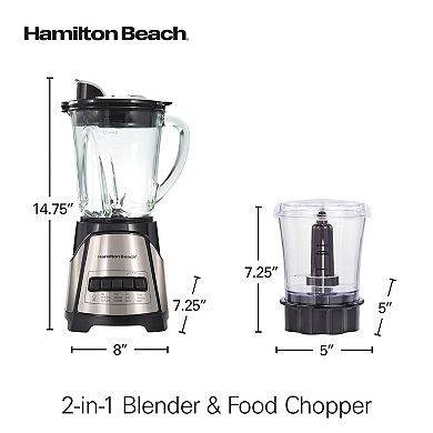 Hamilton Beach 2-in-1 Blender and Food Chopper