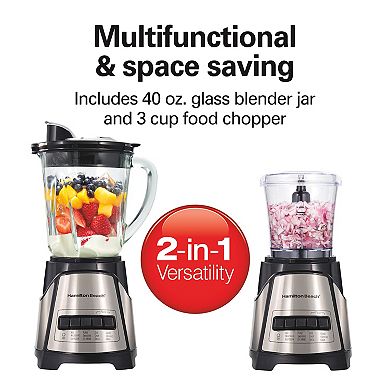 Hamilton Beach 2-in-1 Blender and Food Chopper