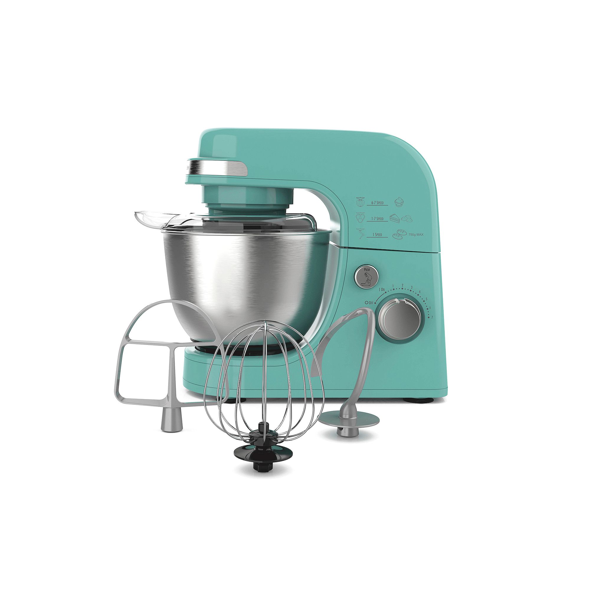 Hamilton Beach 7 Speed Stand Mixer, Blue