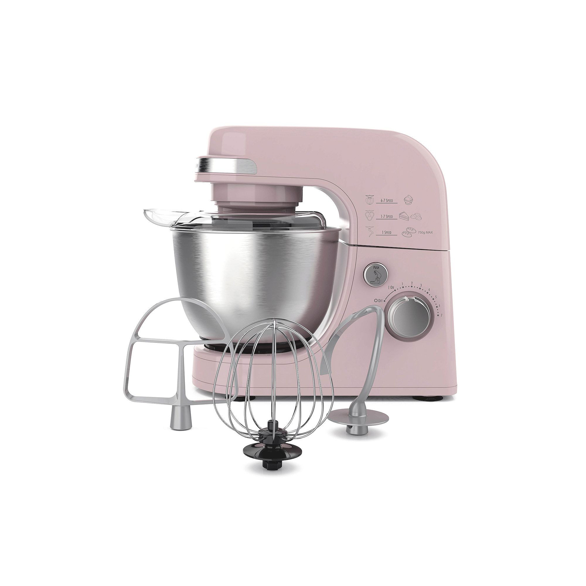 Hamilton Beach 7 Speed Stand Mixer, Pink