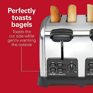 Hamilton Beach Classic Stainless Steel 4-Slice Toaster