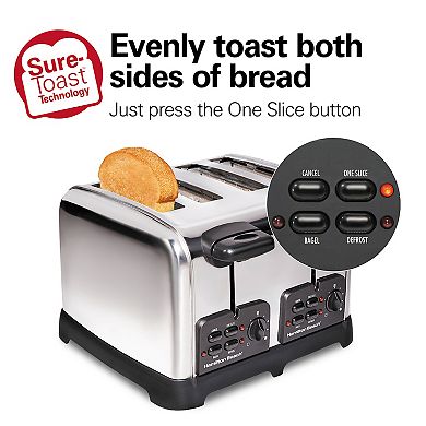Hamilton Beach Classic Stainless Steel 4-Slice Toaster
