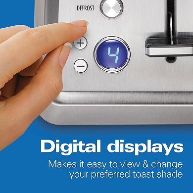 Hamilton Beach Stainless Steel Digital 4-Slice Toaster