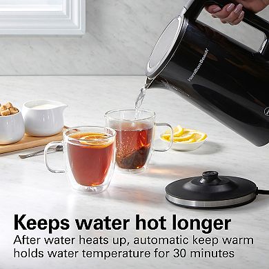 Hamilton Beach 1.7 Liter Cool-Touch Digital Kettle