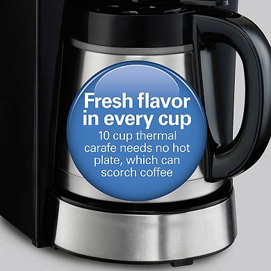 Hamilton Beach Programmable 10-Cup Thermal Coffee Maker