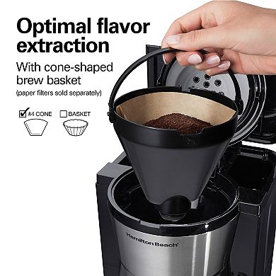 Hamilton Beach Programmable 10-Cup Thermal Coffee Maker