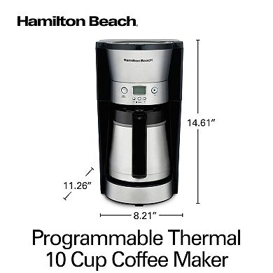 Hamilton Beach Programmable 10-Cup Thermal Coffee Maker