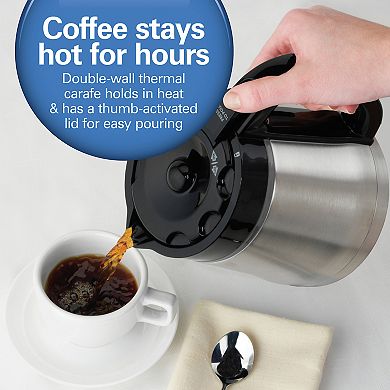 Hamilton Beach Programmable 10-Cup Thermal Coffee Maker