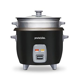 Proctor Silex 6 cup Rice Cooker & Food Steamer