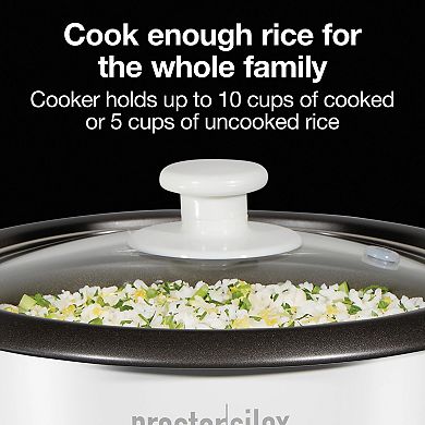 Proctor Silex 10-Cup Rice Cooker & Food Steamer