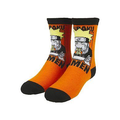 Boys 4-20 Naruto 3-Pack Crew Socks Set