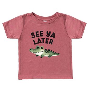 See You Later Alligator Toddler Short Sleeve Graphic Tee