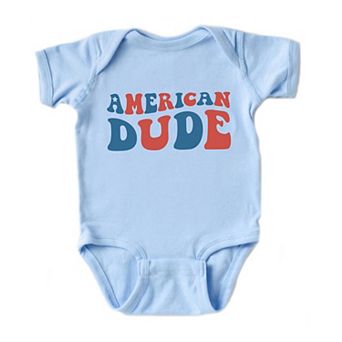 American Dude Baby Bodysuit