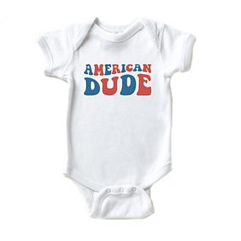 American Dude Baby Bodysuit
