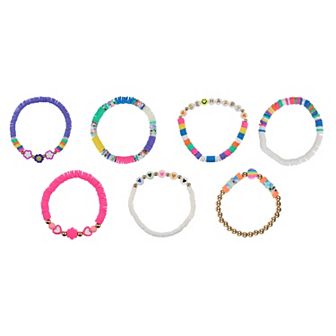 Girls Elli by Capelli 7 pk Beaded Bracelet Set