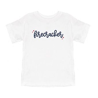 Firecracker Stars Toddler Short Sleeve Graphic Tee