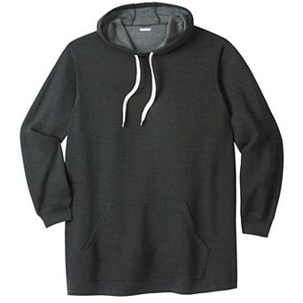 KingSize Men's Big & Tall Fleece Longer-Length Pullover Hoodie